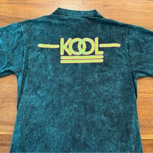Vintage 90s Kool Cigarettes Acid Wash Tie Dye Tshirt Size XL made in the USA